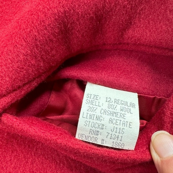 VTG L.L Bean Wool/Cashmere Made in USA Blazer Womens Size 12 - Picture 4 of 11